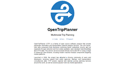 Desktop Screenshot of opentripplanner.org