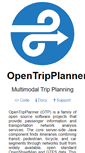 Mobile Screenshot of opentripplanner.org